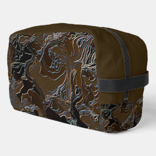 Neceser Camuflaje marrón metálico