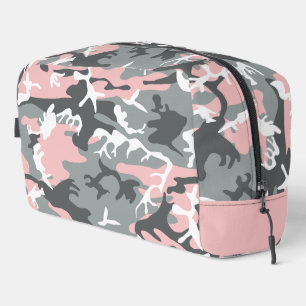 Neceser Camuflaje rosa y gris, ejército, ejército