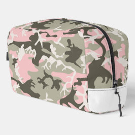 Neceser Camuflaje rosa y verde, militar, militar