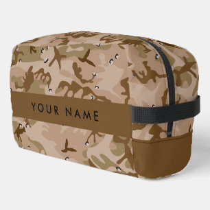 Neceser Canales de camuflaje del desierto, tu nombre, pers