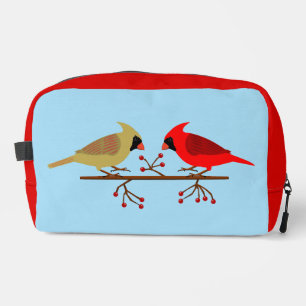 Neceser Cardenales Navidades y Berries rojos