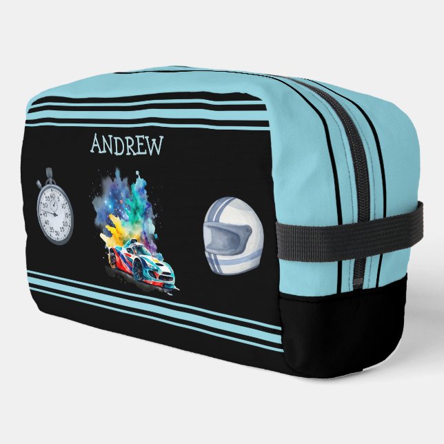 Neceser Carro de carreras de rod caliente - Personalizado (Esquina izquierda)