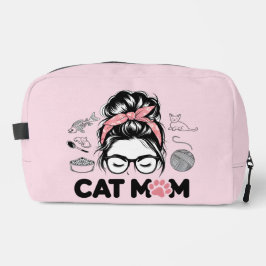 Neceser "Cat Mom" Funny Cute Cat Lover Women