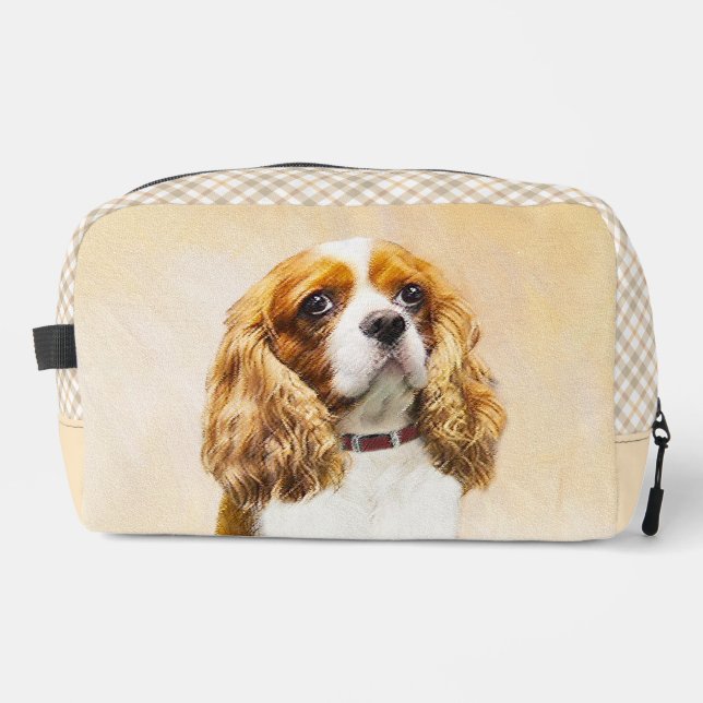Neceser Cavalier King Charles Spaniel Arte de Perro Pintur (Anverso)