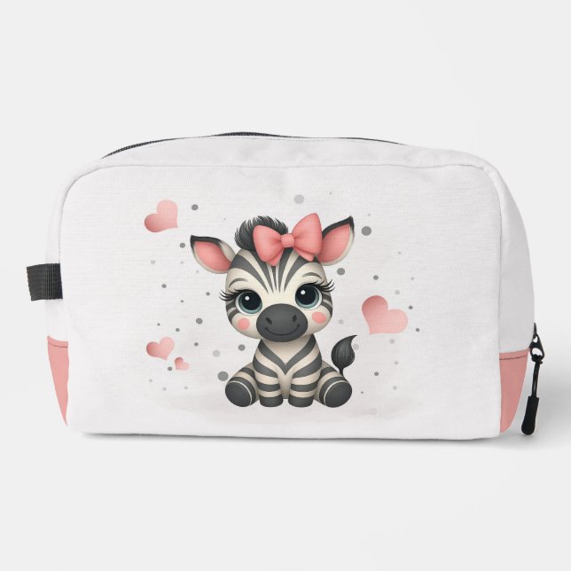 Neceser Cebra pequeña adorable (Anverso)