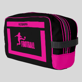 Neceser Chica jugador de fútbol, regalo de cumpleaños, equ