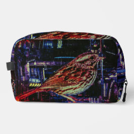 Neceser Ciberpunk Sparrow en Neon Cityscape
