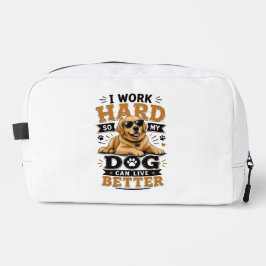 Neceser Cita Divertida Trabajo Duro Para Que Mi Perro Pued