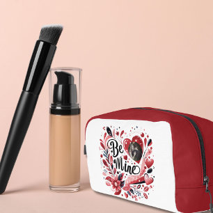 Neceser Cita romántica "Sé mío", bohemia de corazón rojo o