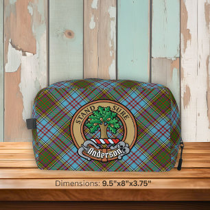 Neceser Clan Anderson Escudo sobre Tartán