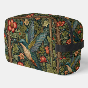 Neceser Clásica moda bohemiana de arte de colibrí vintage