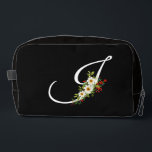Neceser Classic monogram  initial red flower mother gift<br><div class="desc">Looking for a Mother's Day gift that'll make Mom smile from ear to ear? Let me tell you about this Classic Monogram Toiletry Bag – it's seriously the cutest! Picture her face lighting up when she opens it! It's not just a pretty thing; it's super practical too, perfect for trips...</div>