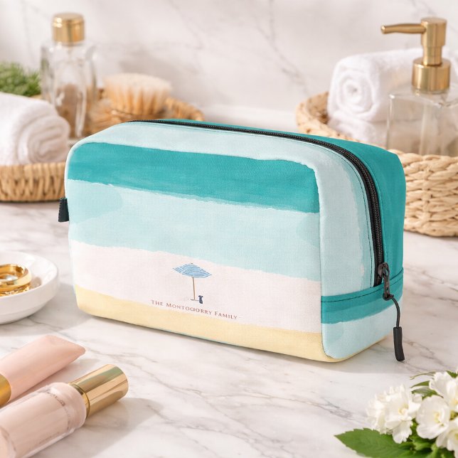 Neceser Coastal Monogram Beach Umbrella Cosmetic Bag (Subido por el creador)