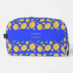Neceser Colección Lemon Bloom azul estampado
