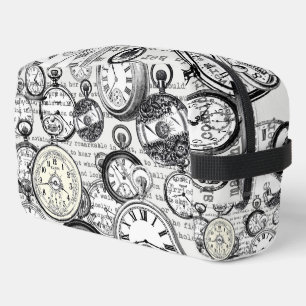 Neceser Collage de reloj de bolsillo victoriano Alicia en 