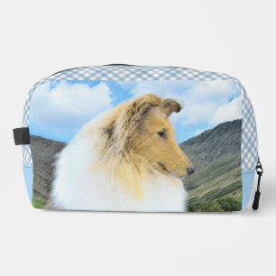 Neceser Collie Pintando Rough Sable Merle Original Dog Art