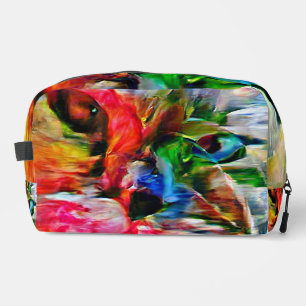 Neceser Colorida abstracción de arte de gatos expresionist