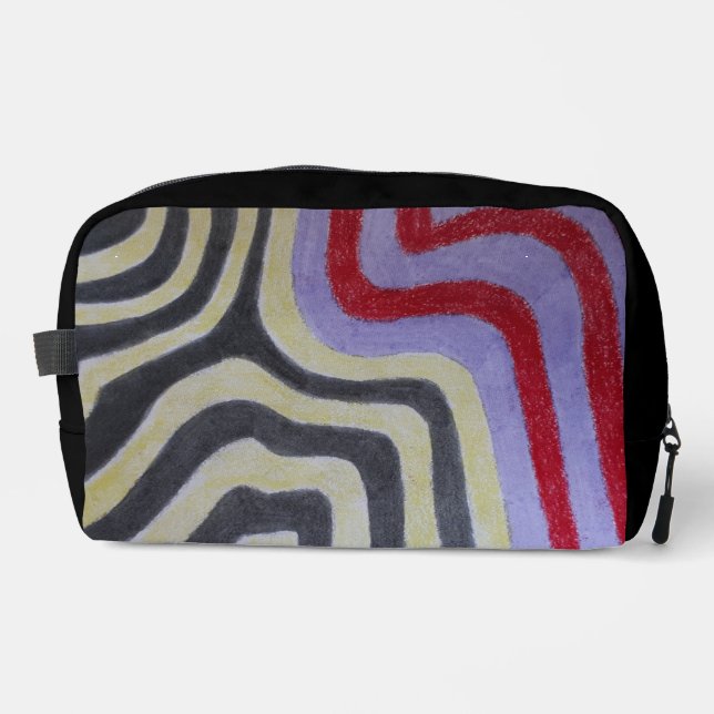 Neceser Coloured Waves Print Cut Sew Bag (Anverso)
