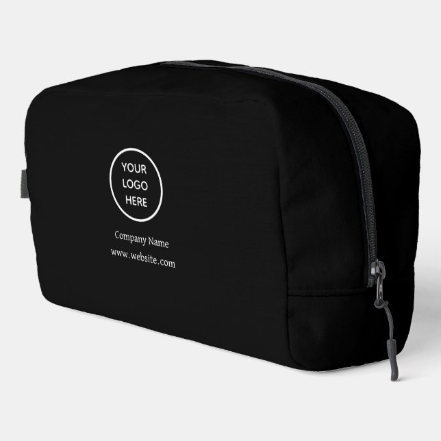 Neceser Compañía con logotipo de personalizado Negra Empre (Esquina derecha)