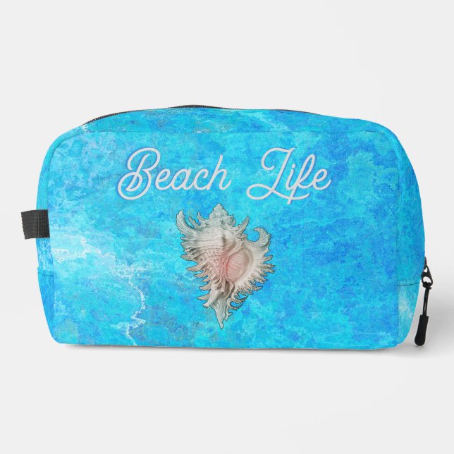 Neceser Conch Shell "Beach Life" (Anverso)