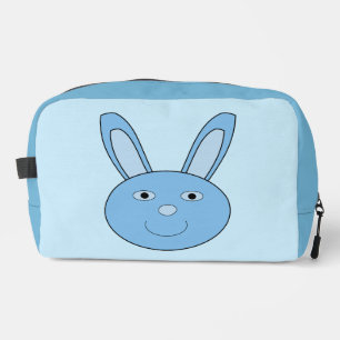 Neceser Conejo Azul Cara de Niño Primavera Pascua