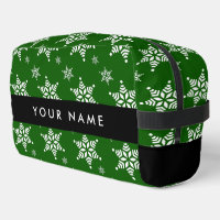 Copos de nieve blancos, verdes, tu nombre, persona
