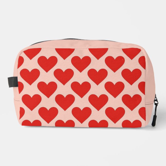 Neceser Corazón rojo, tradicional día de San Valentín (Anverso)