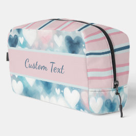 Neceser Corazones Pastel: Amor en acuarela