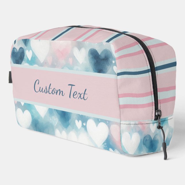 Neceser Corazones Pastel: Amor en acuarela (Esquina derecha)