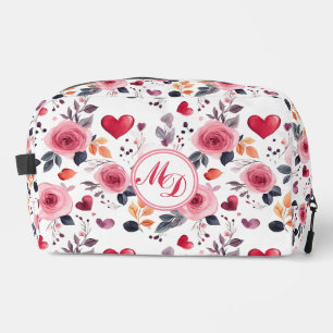 Neceser Corazones rosados y Rosas