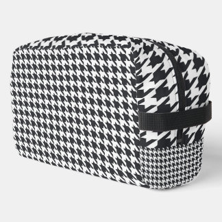 Neceser Crea tu propio estampado de houndstooth en blanco