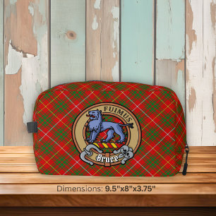 Neceser Crest de Clan Bruce sobre tartán