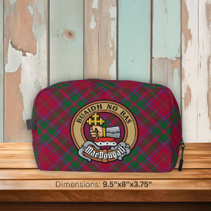 Neceser Crest de Clan MacDougall sobre Tartán