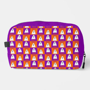 Neceser Cuadrados de boo fantasma morado y Naranja de Hall