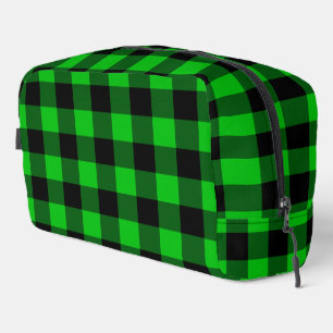Neceser Cuadros negros y verdes