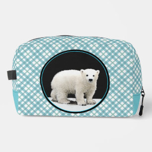 Neceser Cubo Polar De Oso Pintando Arte Original De Vida S