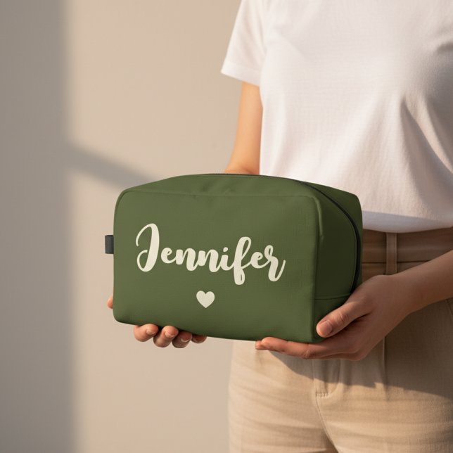 Neceser Custom Cosmetic Bag Gift for Women or Bridesmaids (Personalized Makeup Bag with Name – Custom Cosmetic Bag Gift for Women, Bridesmaids, Moms or Besties)