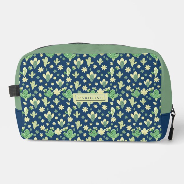 Neceser Custom Desert Cactus & Succulent Pattern (Anverso)