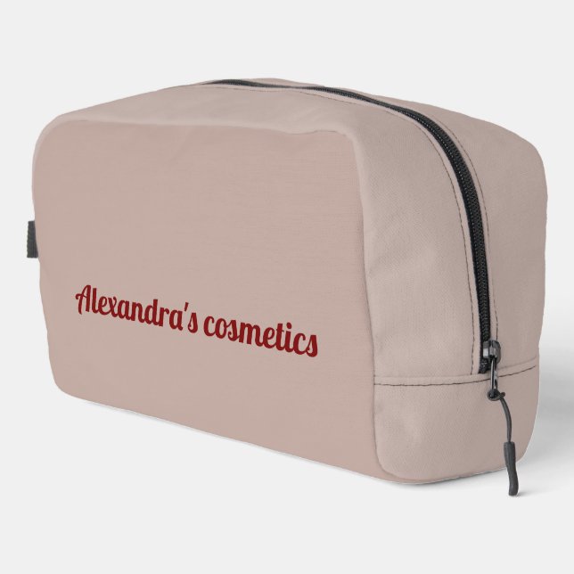 Neceser Custom Makeup & Cosmetic Bag – Name Gift (Esquina derecha)