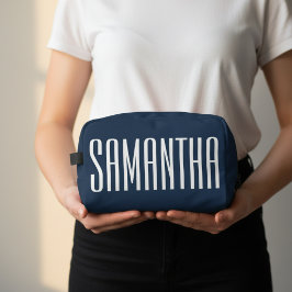 Neceser Custom Name Toiletry Bag for Her, Bridesmaid Gift
