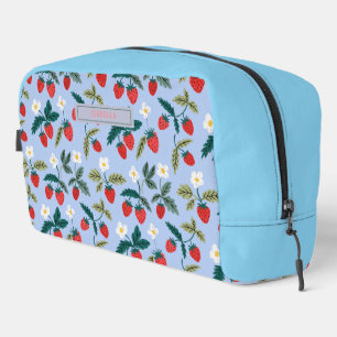 Neceser Custom Vintage Cottagecore Strawberry Pattern