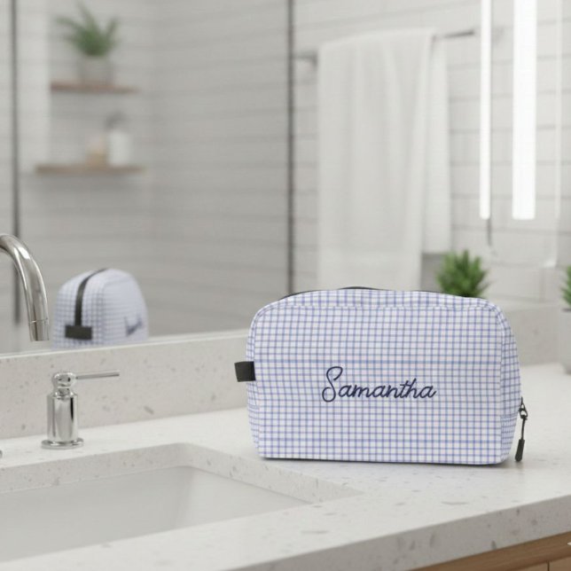 Neceser Customized beauty case with initials, makeup bag (Subido por el creador)