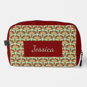 Neceser Cute Chipmunks Personalizado de la boda de otoño