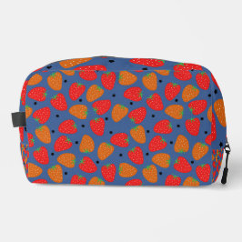 Neceser Cute Fresa Floral Rojo Naranja Azul