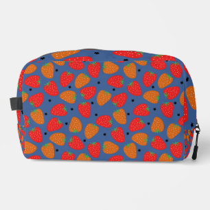 Neceser Cute Fresa Floral Rojo Naranja Azul