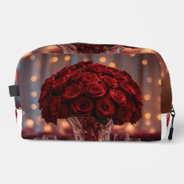 Neceser Cute Red Rose Valentine Aesthetic Cosmetic Travel 