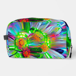 Neceser Daisies abstractos neones con colores vivos