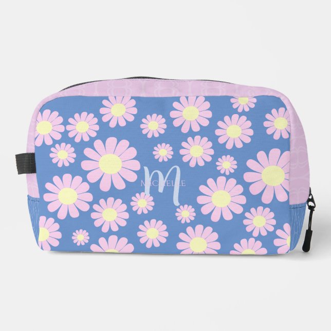 Neceser Daisy Blue Print Blue Cut Sew Bag (Anverso)