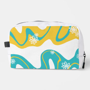 Neceser Daisy Groove - Turquesa y Amarillo
