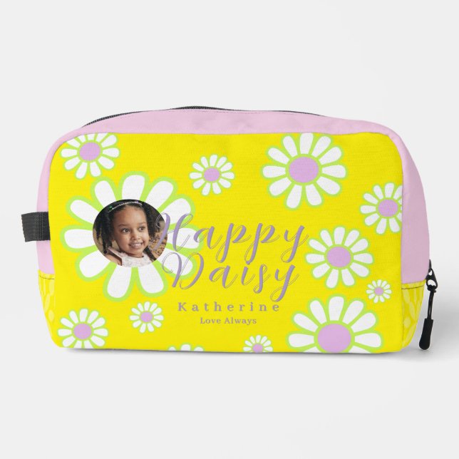 Neceser Daisy Simple Photo Yellow (Anverso)
